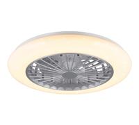 Ceiling Fan Silver Stralsund LED Titanium White Star Effect 500mm Trio R62522187