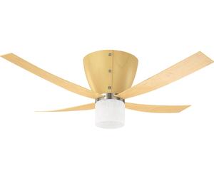 Ceiling Fan Valhalla Light Beech with Light and Remote