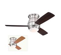 Ceiling Fan White Halley Dark Cherry Or Weathered Maple 1.12m Westinghouse 72181