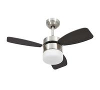 Ceiling Fan with Light and Remote Control Ceiling Ventilator Summer vidaXL