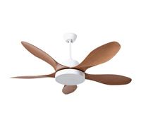 Ceiling Fan with Light BARBET with Remote LED Light Brown