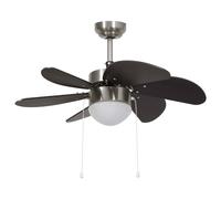 Ceiling Fan with Light Dark Brown Ventilator Climate Control Accessory vidaXL
