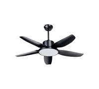 Ceiling Fan with Light LOUVET with Remote LED Black