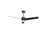 Ceiling Fan with Light TROUT with Remote LED Black