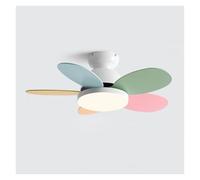 Ceiling Fan With Lights And Remote, Modern Flush Mount, 6 Speed, Dimming