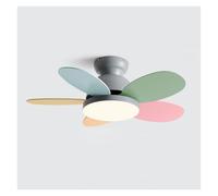 Ceiling Fan With Lights And Remote, Modern Flush Mount, 6 Speed, Dimming