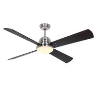 Ceiling Fan Libeccio 120 Brushed Chrome with Remote