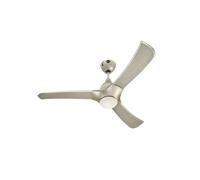 Ceiling fan with remote control LED Lamp Techno Titanium 132 cm 52" [EEK: F]