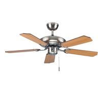 Ceiling Fan Steel Star Slimline with Pull Cord