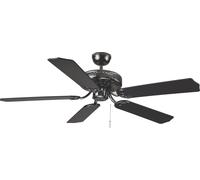 Ceiling Fan Pearl Black with Pull Cord