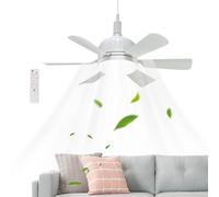 Ceiling Fans with Lights, E27 Bedroom Fixture, 18.11x6.3x6.3 Inches 3 Speed Cooling Device, Stylish Airflow Solution for Homeowners Room Decorators Interior Designers Apartment Comfort and Design