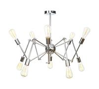 ceiling Fixtures Adjustable Swing Arms 10 lights Sputnik Pendant Light V-intage Industrial Metal E- Ceiling Lamp for Farmhouse Living Room Bedroom Chandeliers