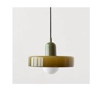 ceiling Green Art Glass Pendant Light Vintage Farmhouse Hanging Contemporary Chandelier - Nordic Coastal Ceiling Lamp for Kitchen Island, Bedroom, Corridor, Hallway, chande