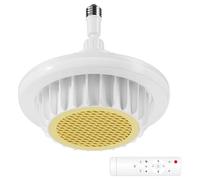 Ceiling Heating Lamp - Light Fan, Remote Control | 600w Mounted Electric Heater, Adjustable Ventilation Unit Plus Quiet Bathroom Ceiling Warmer for Shower, Living Room, Toilet, Indoor Use