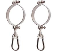 Ceiling Hook, 2set Swing Hook Load-Bearing Lifting Ring Horizontal Bar Buckle Accessories Round Tube Fastener Pipe