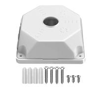Ceiling Junction Box | 3.5Inch Waterproof Security Camera Mount Bracket,Removable Cable Organization for Home Garage Indoor Office Balcony Warehouse Wall Apartment Hallway