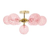 Ceiling Lamp ANADYR Glass Pink