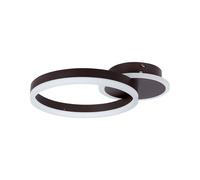LED Ceiling Lamp GLYDE Metal Dark Brown