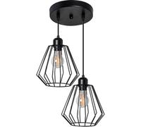 Ceiling Lamp Chandelier Toolight 392196 Black