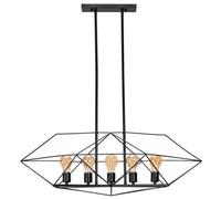 Ceiling Lamp Chandelier Toolight App1037-5Cp Black