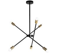 Ceiling Lamp Chandelier Toolight App1116-6Cp Black
