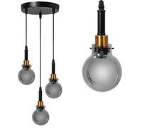 Ceiling Lamp Chandelier Toolight App1125-3Cp Black Gold