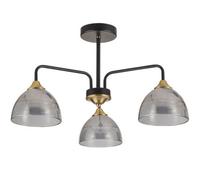 Ceiling Lamp Chandelier Toolight G084-3C Black Grey
