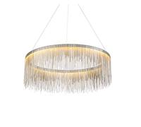 Ceiling Lamp, Crystal Chandeliers Living LED Restaurant Chandelier Villa Clubhouse Lighting Creative Designer Model Room Light Tassel