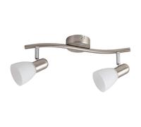 Ceiling Lamp Double Two-Point Adjustable Direction E14 Classic Steel Glass HQ