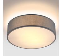 Ceiling Lamp Fabric 38 cm Grey