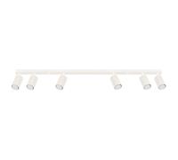 Sollux Lighting Karbon Aluminum Beige 6 Lights Minimalist Ceiling Light
