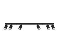 Ceiling lamp KARBON 6L black