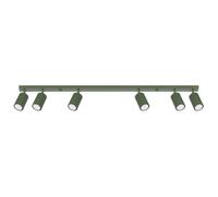 Ceiling lamp KARBON 6L olive green