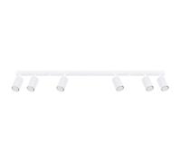Ceiling lamp KARBON 6L white