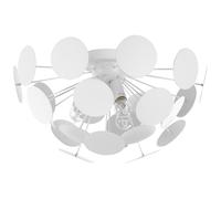 Beliani Ceiling Lamp Maritsa Metal White, White