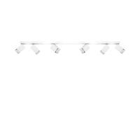 Sollux Lighting Merida Steel White 6 Light Classic Ceiling Light