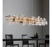 ceiling Lamp, Postmodern Luxury Crystal Chandelier Restaurant Decor Hanging Ligs Model House Dining Room Pendant Lamps, LED Chandelier,Ceiling Lig