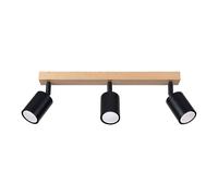 Ceiling lamp VERDO 3L black