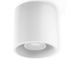 Ceiling Lamp White Aluminum 13x13x13cm Round Modern Loft GU10 Light Fitting LED