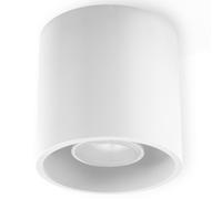 Ceiling Lamp White Aluminum 13x13x13cm Round Modern Loft GU10 Light Fitting LED