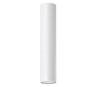 Ceiling lamp White Steel Round Tube 6x30cm Modern Loft GU10 LED Pendant Cylinder