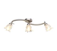 Ceiling Lamp with Ceramic Shades for 3/5 E14 Bulbs White Multi Shapes vidaXL