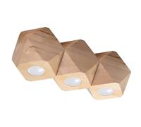 Ceiling lamp wood Woody Scandinavian Design GU10
