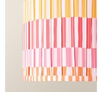 Ceiling Lampshade Easy Fit Striped Pleated Lamp Shade Multicoloured Lightshade