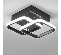 Ceiling Light 22W LED Cool White 6000K Acrylic Square Ceiling Lamp for Hallway Office Bedroom Kitchen Living Room bedroom ceiling lights
