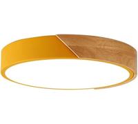 ceiling light bedroom LED Lamp Nordic Modern Flush Mount Fixture Yellow Simple Ultra Thin Panel with Round Thinness Study Entrance