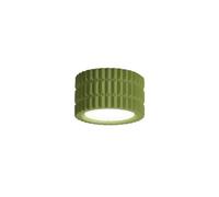 ceiling light bedroom Modern Flush Mount Light, 6W LED 5.5" Cylinder Lamp, Nordic Colorful Cloakroom Foyer Closet Hallway Entryway (Green H8cm)
