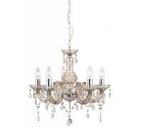 Ceiling Light Beige Marie Therese 5 Mink Searchlight 1455-5MI