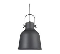 Ceiling Light Black Adrian 25 Metal Industrial Pendant Black/White Cable Nordlux