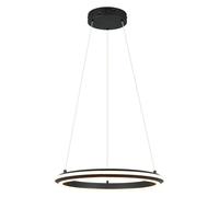 Ceiling Light Black Amador LED Pendant 34w Matt CCT Integrated Dimmer Trio